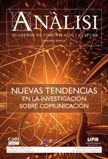 Anàlisi. Quaderns de comunicació i cultura. Segona época (Monogràfic 2010)